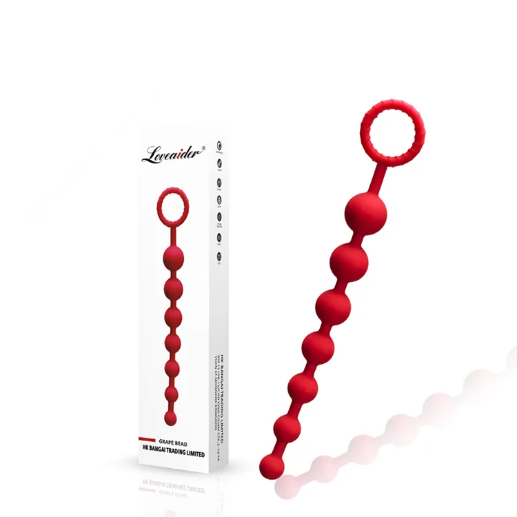 Loveaider Silicone Anal Beads Prostate Massage Male — hình 11