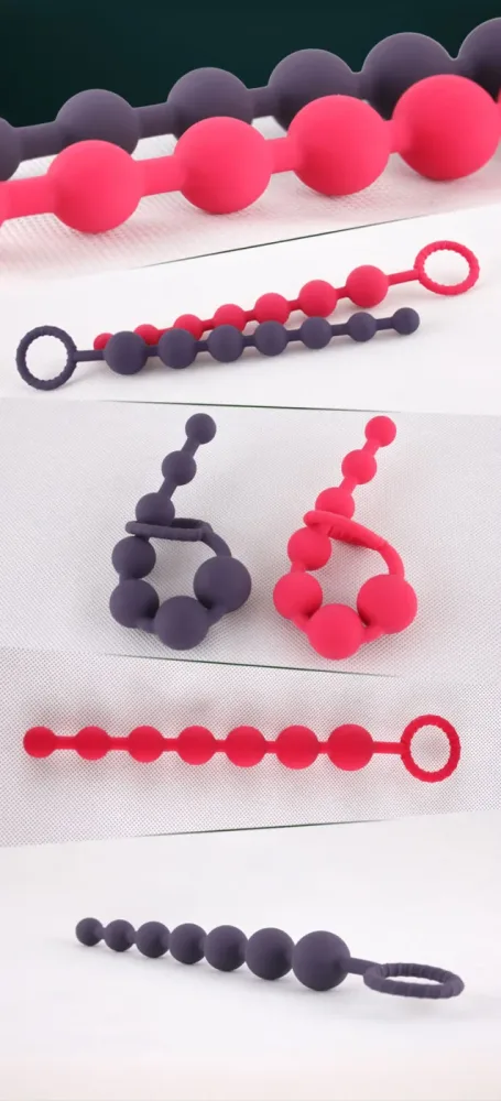 Loveaider Silicone Anal Beads Prostate Massage Male — hình 8