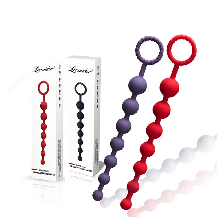 Loveaider Silicone Anal Beads Prostate Massage Male — hình 9