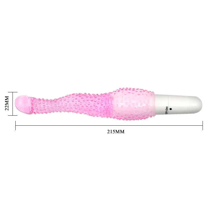 Vibratoe Mini Textured G-Spot Silicone Vibrator Pink — hình 5