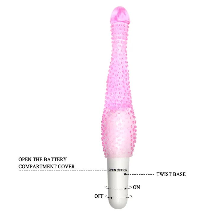 Vibratoe Mini Textured G-Spot Silicone Vibrator Pink — hình 6