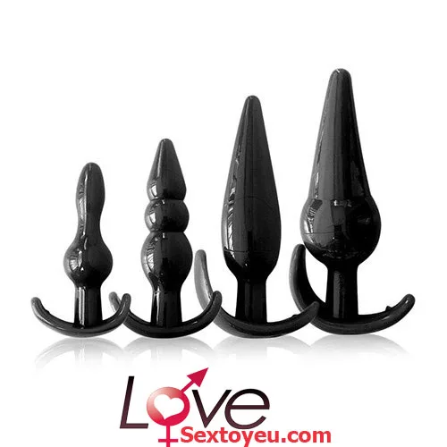 10-Piece Black Silicone Anal Toy Set Safe Beginner Kit — Product Specifications for the Perfect Experience