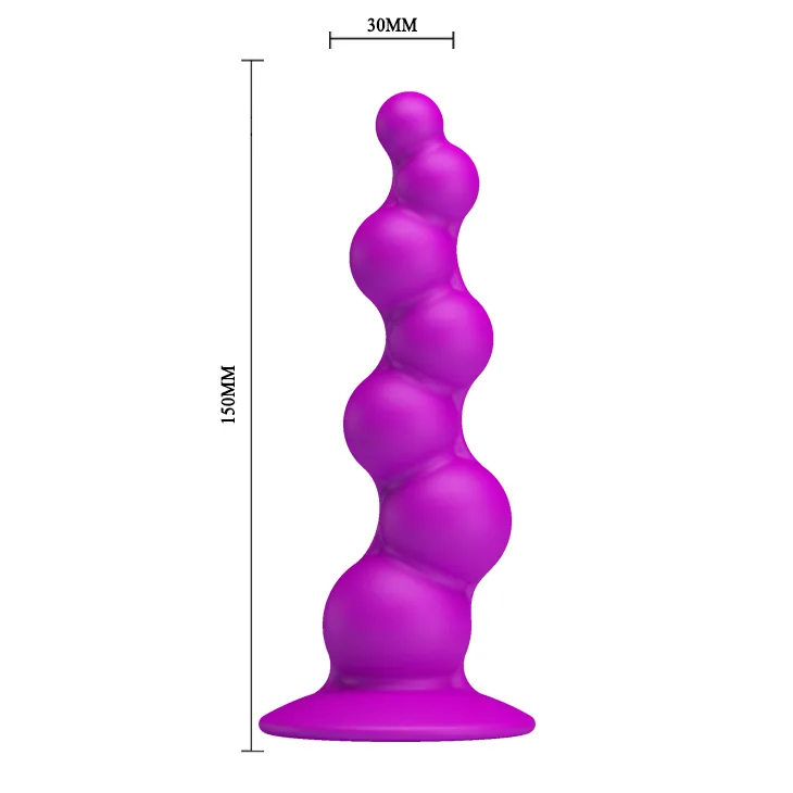 Silicone Anal G Spot Spiral Massage Wand Safe Adult Toy 15cm — Versatile and Easy to Clean