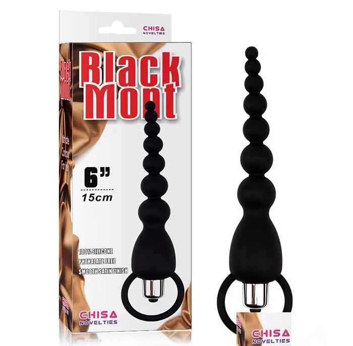 Black Mont Anal Vibrator 10 Vibration Modes 74g Lightweight — hình 4