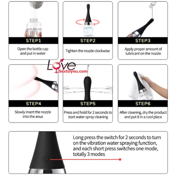 auto electric anal wash spray deep clean hygiene — Superior Cleaning Power with Adjustable Settings