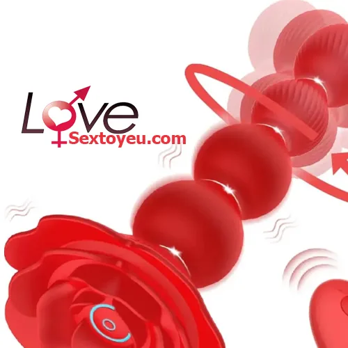 Unique Anal Rose Vibrator Prostate Massage Powerful — hình 6