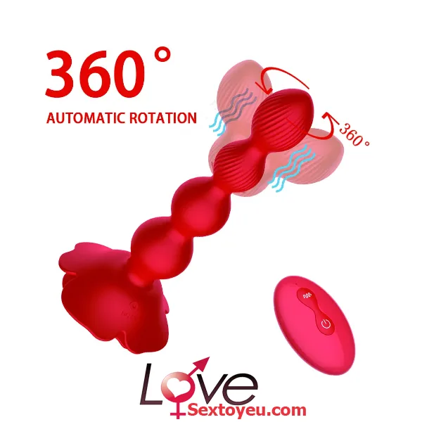 Unique Anal Rose Vibrator Prostate Massage Powerful — hình 5
