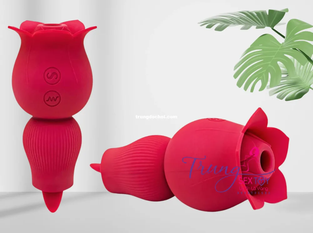 Silicone Rose Licking Sucking Vagina Stimulator 7 Modes — Advanced Technology for Complete Sensory Delight