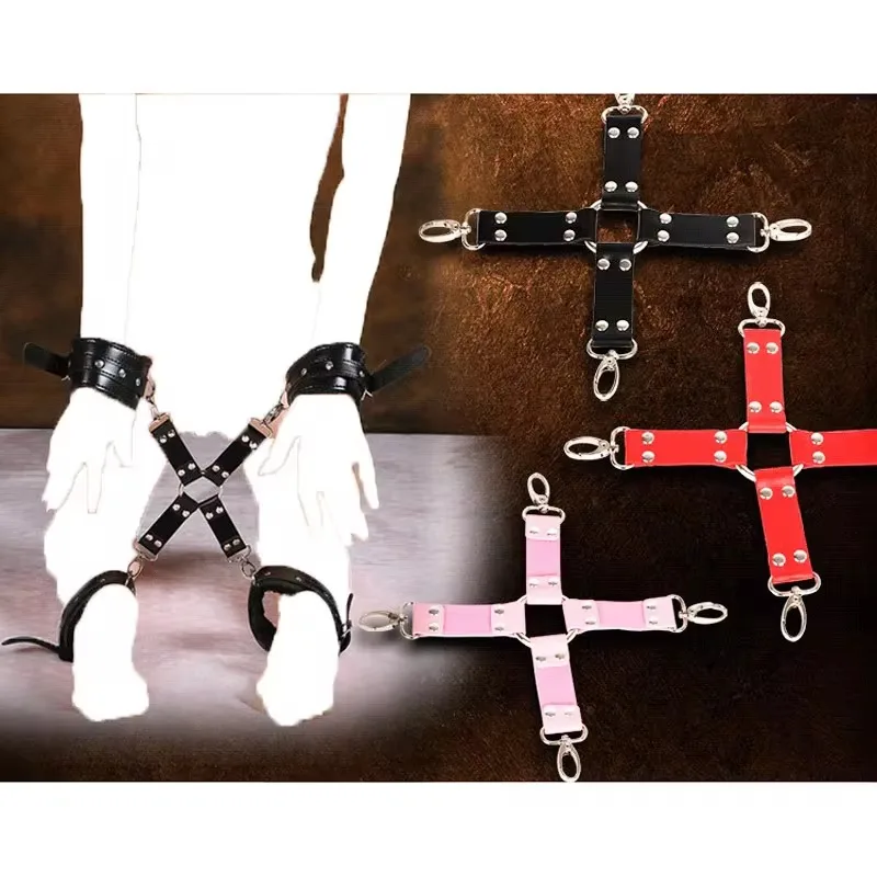 BDSM Restraint Hand Leg Bondage Set Enhance Pleasure — Crafted for both comfort and safety, it promises to bring