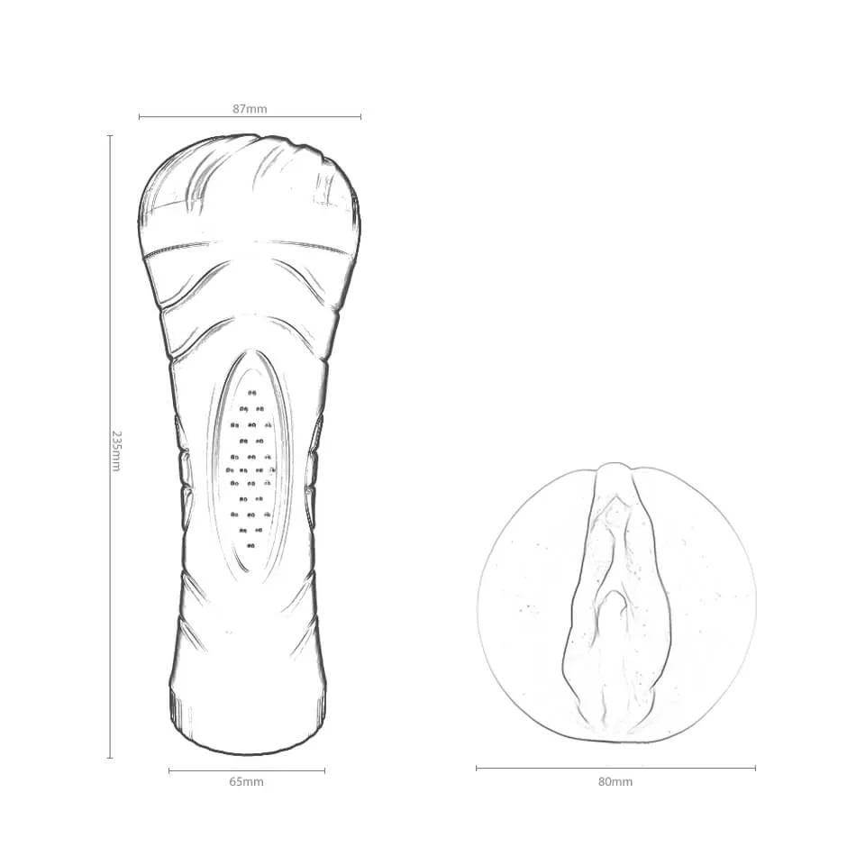DC17P Realistic Male Masturbator with Silicone — Premium Quality & Innovative Design