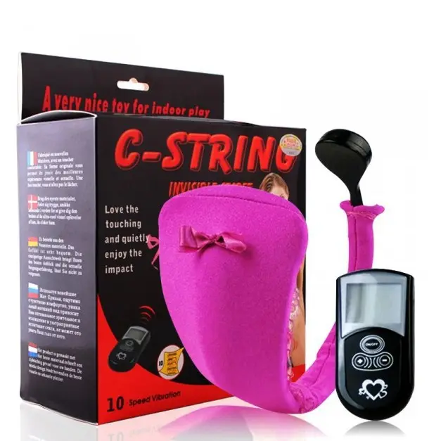 Remote Control Vibrating C-String Panties for Female — Intelligent Design & Advanced Features