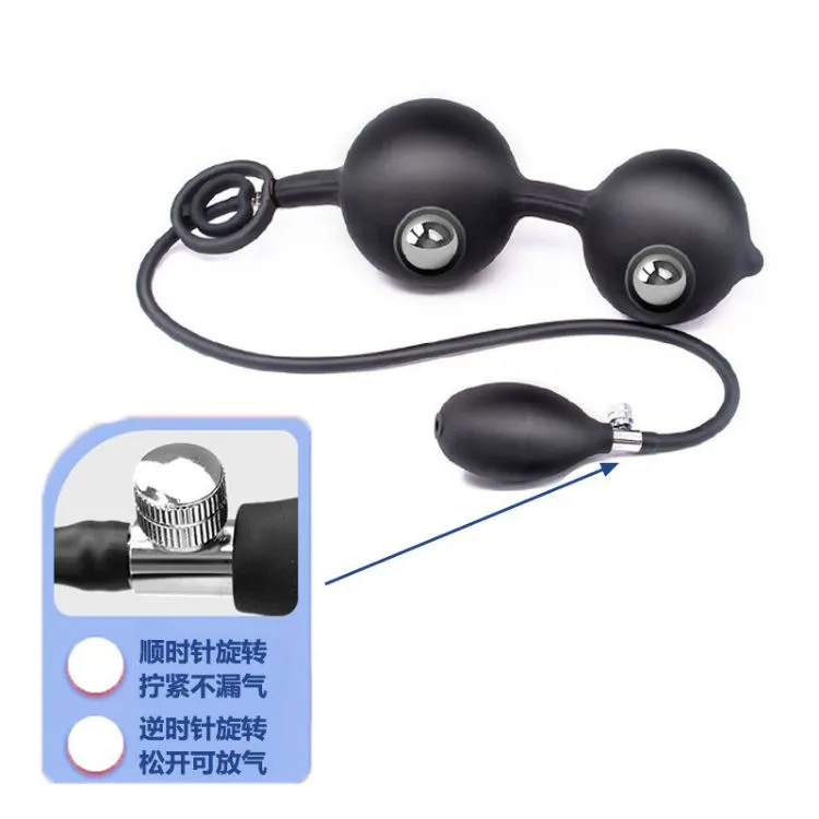 Inflatable Anal Plug Stretchable Cockring Strong Pleasure — hình 6