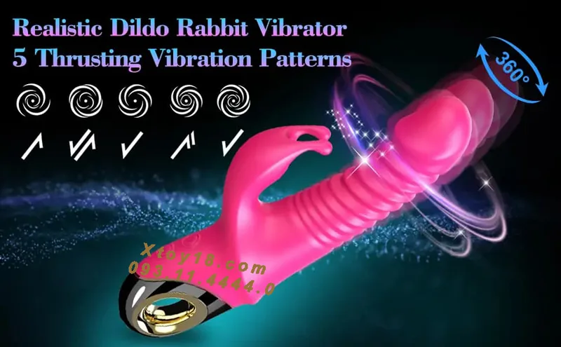Adorime Multifunctional Silicone Vibrating Female Stimulator — hình 4