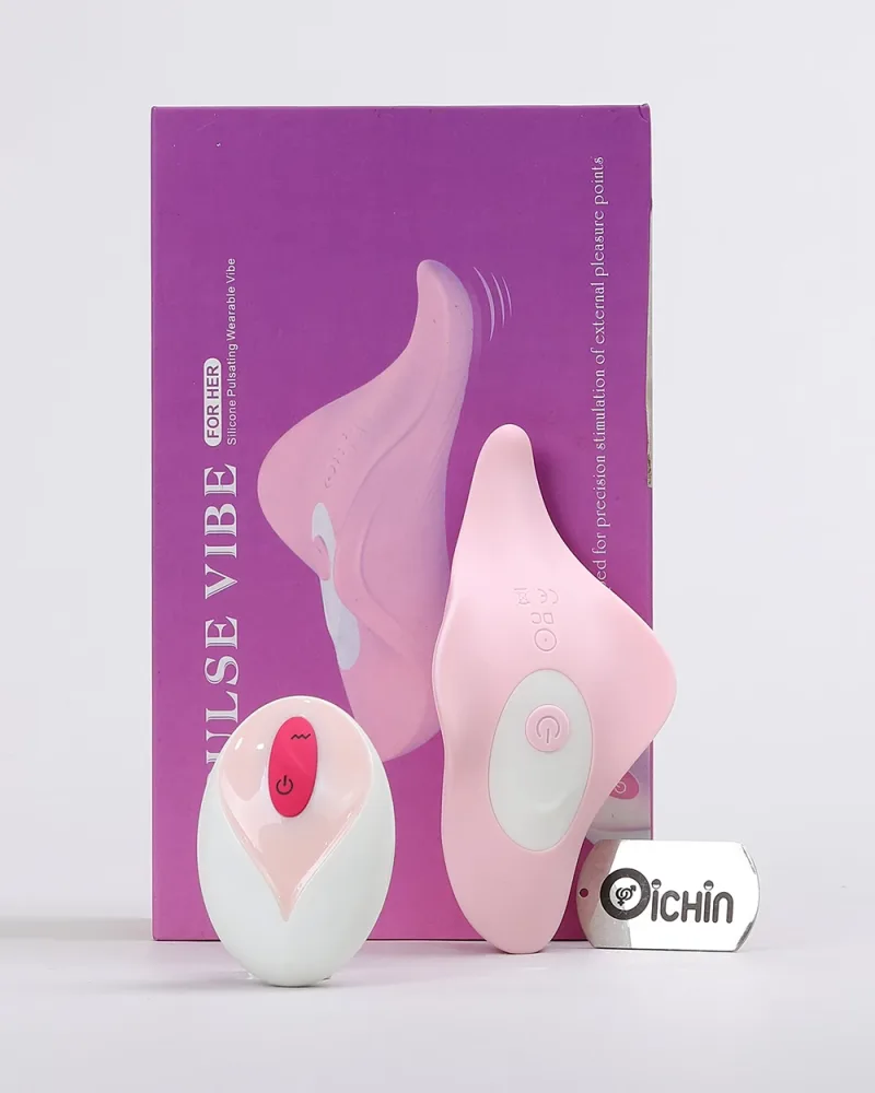 Impulse Vibe Remote Wearable Egg Vibrator — Crafted from soft, hypoallergenic silicone, this sleek