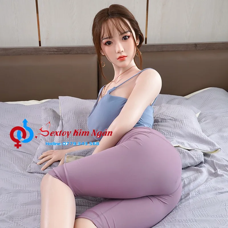 Hanako 168cm Premium Silicone Sex Doll with Hair Implant — hình 2