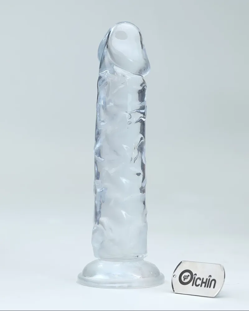 Jeusn G-Spot Transparent Flexible Silicone Dildos Set — hình 2