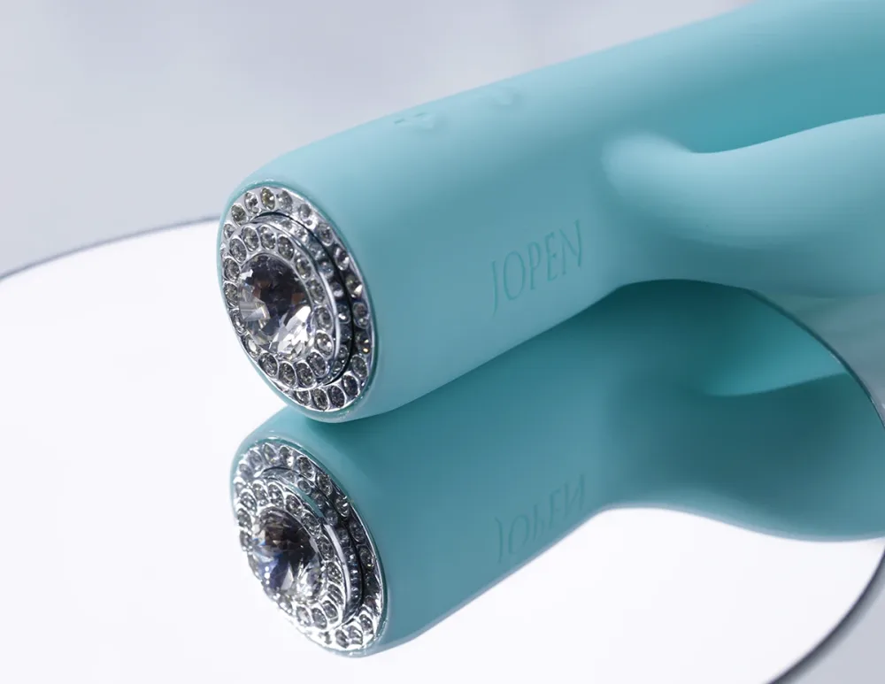 Jopen Pavé Marilyn Dual Stimulator Silicone Female Massager — Premium Materials and Silent Power