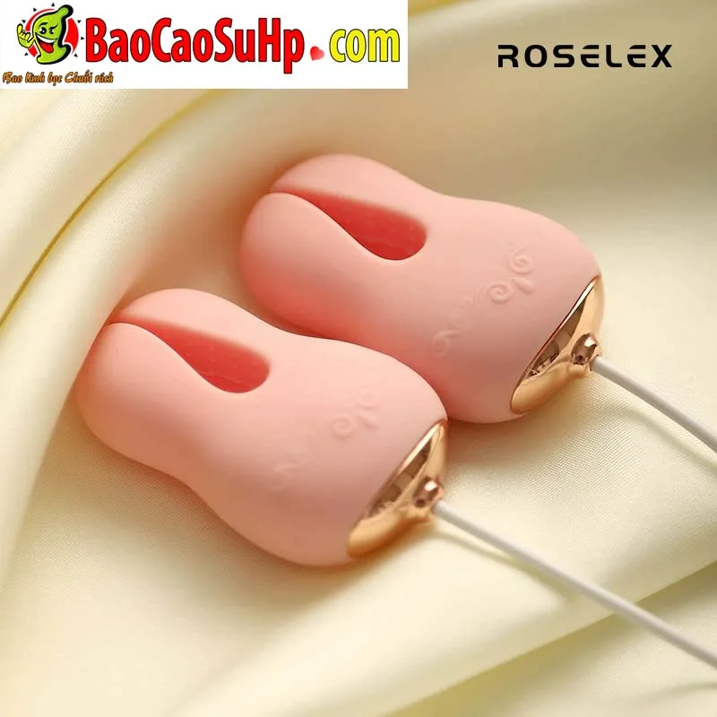 ROSELEX Louisa Soft Nipple Clamps Multi-Rhythm Stimulator — hình 3