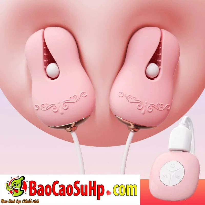 ROSELEX Louisa Soft Nipple Clamps Multi-Rhythm Stimulator — hình 4