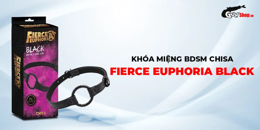 Chisa Fierce Black Metal O-Ring BDSM Mouth Gag — Key Features That Impress