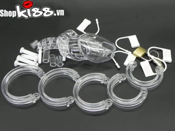 Transparent Medical-Grade Male Chastity Cage Stop Early — Benefits & Experience