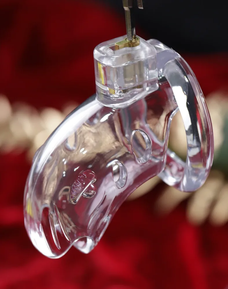 Hard Plastic BDSM Penis Lock Intense Sensation — Innovative Design for Maximum Pleasure