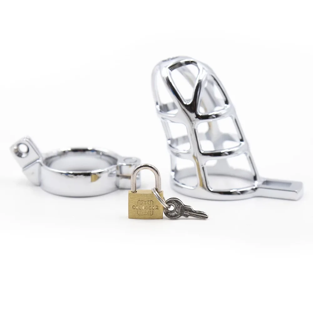 Durable Alloy Male Chastity Device BDSM Control Lock — Enhance Intimacy with Control and Excitement