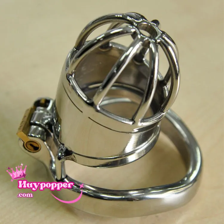 Metal Penis Lock Stainless Steel Secure BDSM Ring 45mm — Superior Design for an Unmatched Experience
