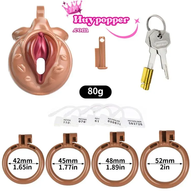 Mini Penis Lock With Realistic Vagina Design — Comfortable Fit and Discreet Appearance