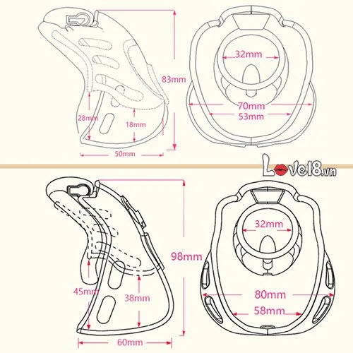 Clear BDSM Penis Lock High Quality Restraint Ring — Premium Quality and Detailed Specifications