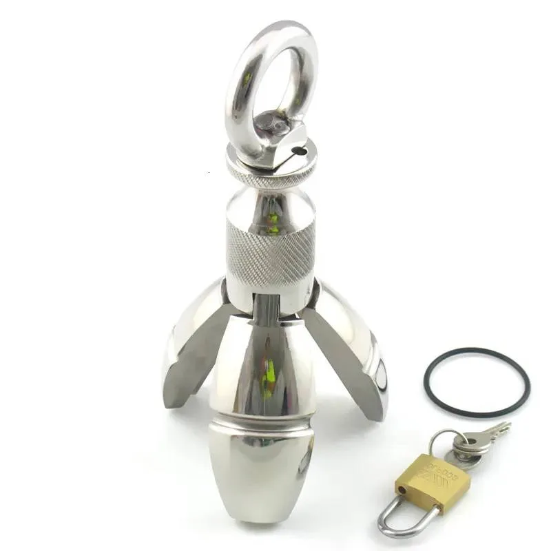 Stainless Steel Adjustable Anal Expander Comfortable Safe — hình 4