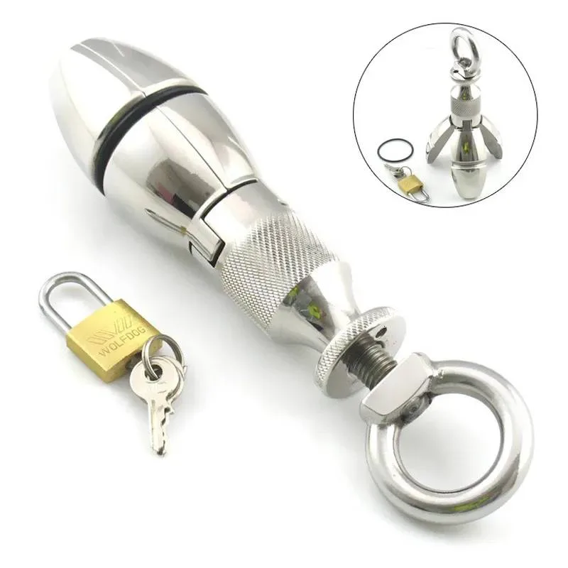 Stainless Steel Adjustable Anal Expander Comfortable Safe — Outstanding Features of the BZ18 Anal Expansion Lock