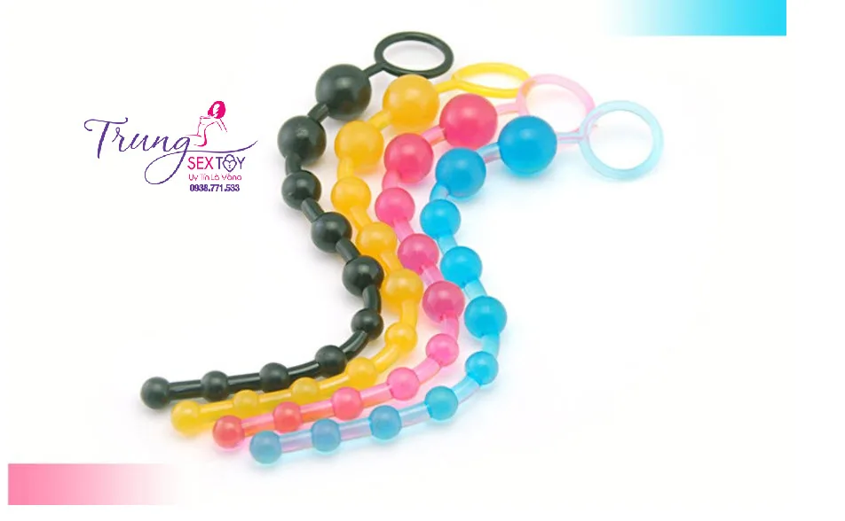 Silicone Anal Beads Prostate Stimulator Medical Grade Multi — hình 6
