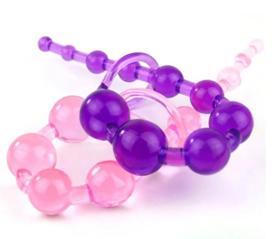 Silicone Anal Beads Prostate Stimulator Medical Grade Multi — The soft texture makes insertion comfortable, while the