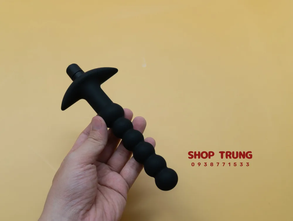 Portable Bead-Shaped Anal Vibrator Handheld Pleasure Toy — Superior Material and Waterproof Excellence