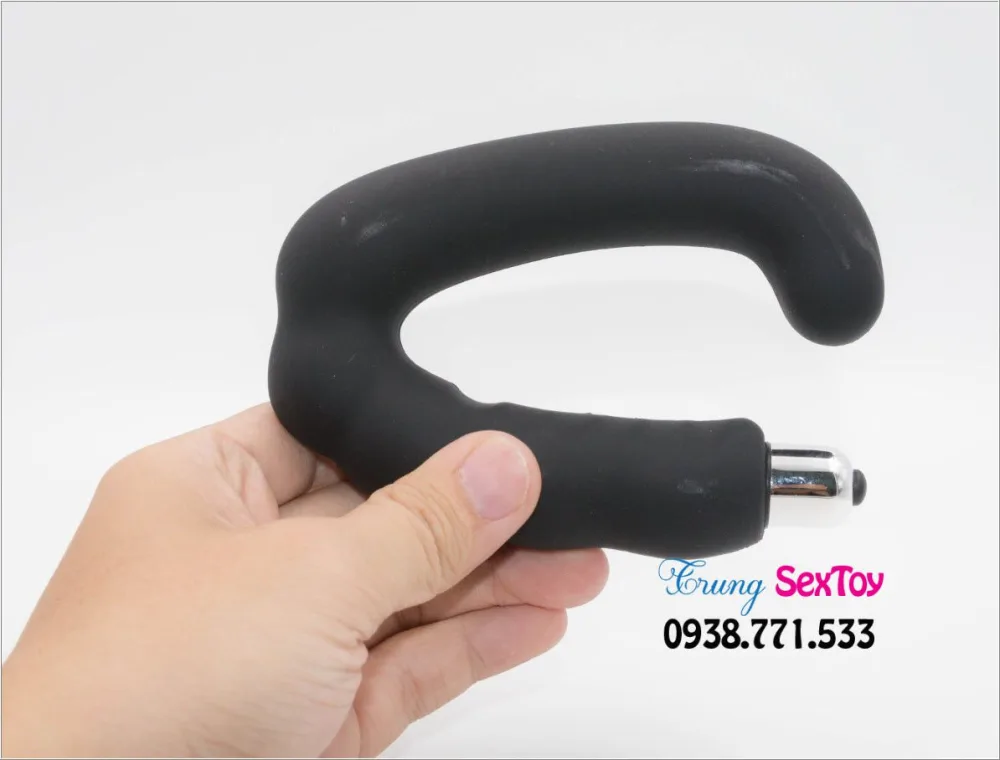 C-Shaped Remote Control Anal Stimulator Rigid Grip — C-Shaped Remote Control Anal Stimulator Rigid Grip This