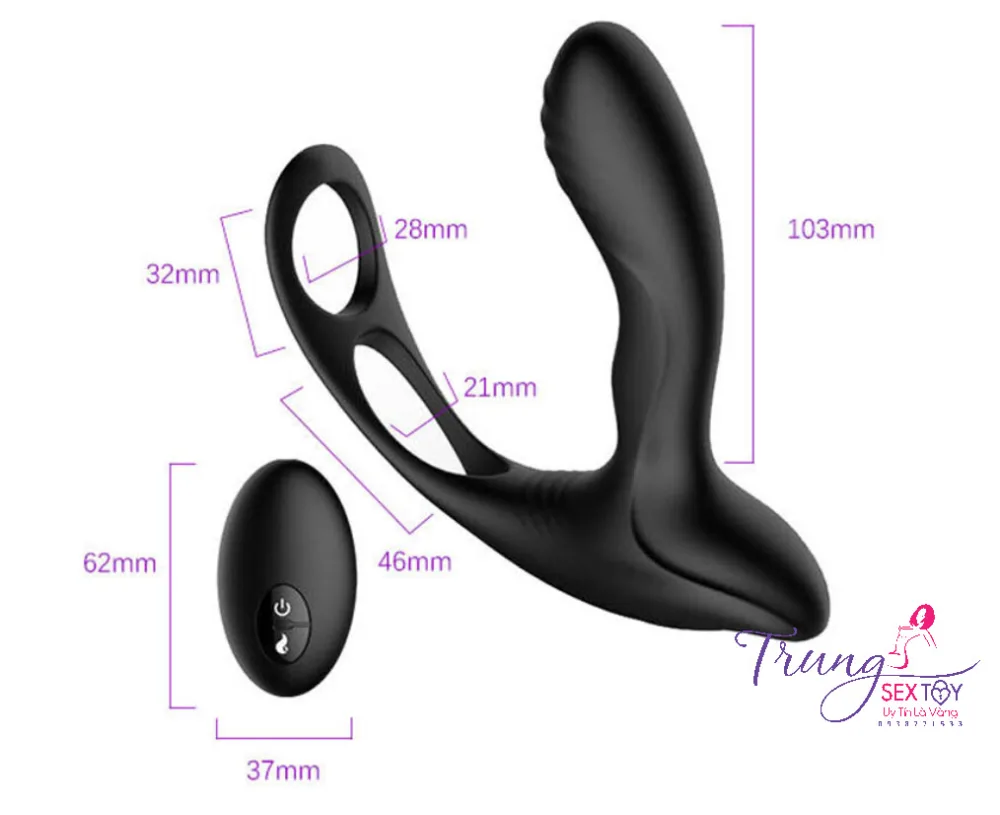 3-in-1 Prostate Massage Vibrator Heat Cock Ring Ball Loop — Premium Design Tailored for Comfort and Functionality