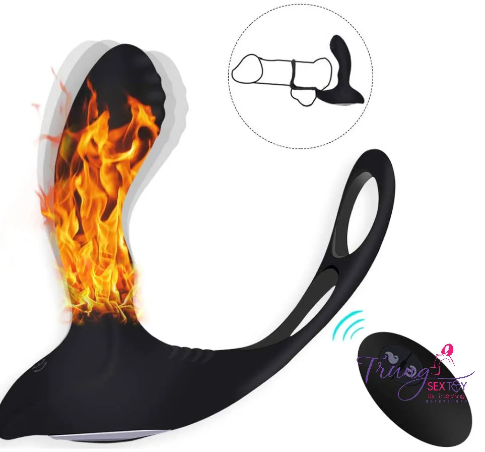 3-in-1 Prostate Massage Vibrator Heat Cock Ring Ball Loop — Unrivaled Features for Maximum Pleasure