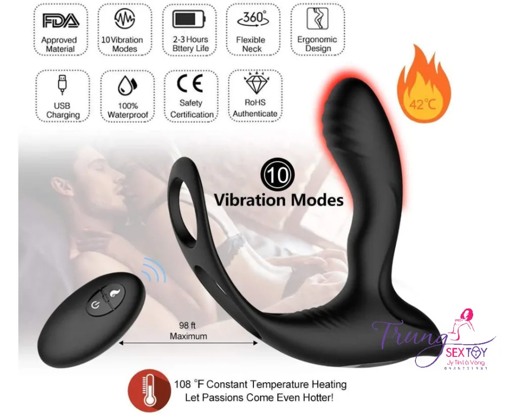 3-in-1 Prostate Massage Vibrator Heat Cock Ring Ball Loop — Why Choose Our 3-in-1 Prostate Massager?