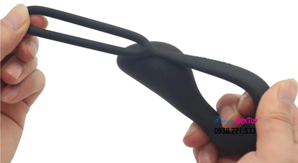 Silicone Ring Rumble Anal Stimulator for Gay Couples — Exceptional Elasticity & Ergonomic Design for a Perfect Fit