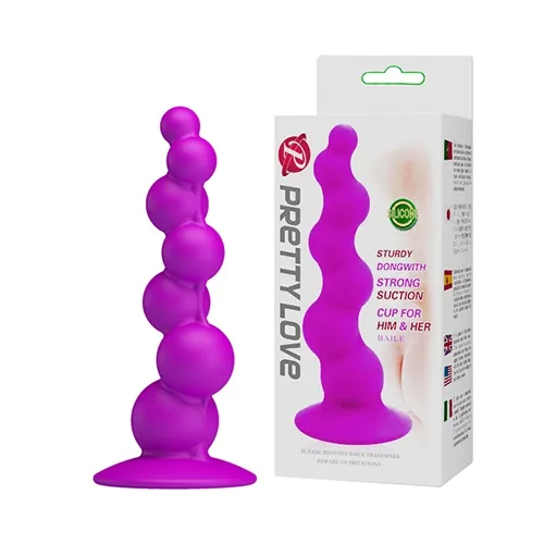Pretylove Twisted Bead G-Spot & Anal Stimulator, Silicone — hình 5