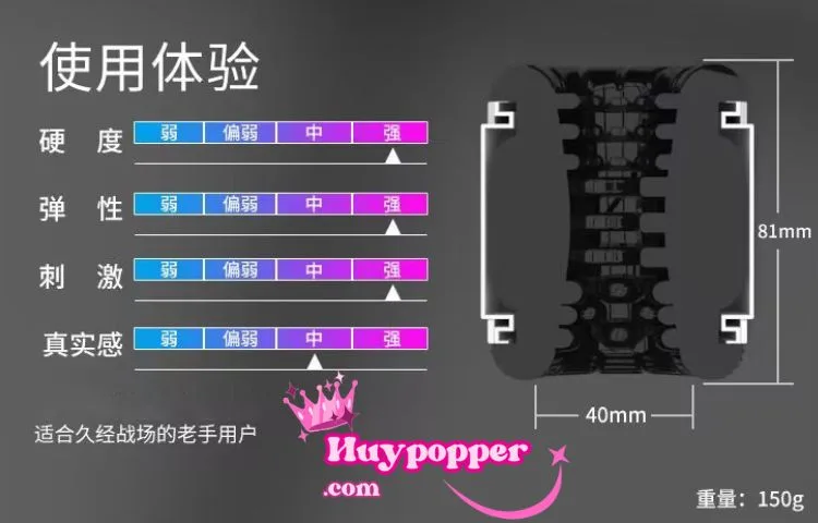 Youcups Male Masturbation Cup Soft Silicone Dual-Ended — hình 5