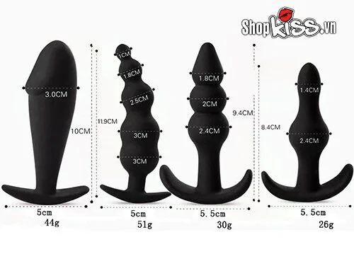 Set of 4 Flexible Anal Plugs Prostate Stimulator for Men — Why Choose Our Flexible Anal Plug Set?