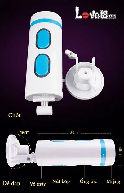 AD35A Dual-Cup Wall-Mounted Male Masturbator — Product Specifications