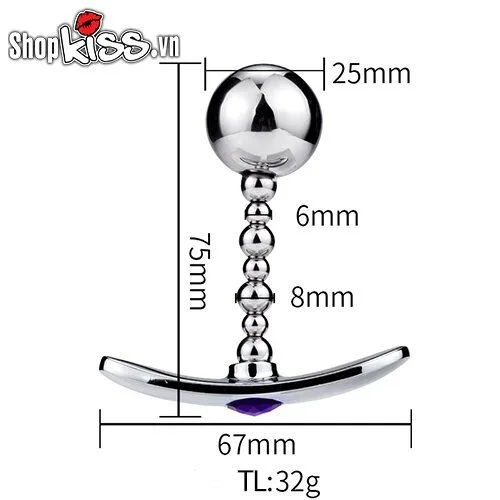Metal Anal Plug Beads Stimulator For Men Women Couples — Medical-Grade Safety You Can Rely On