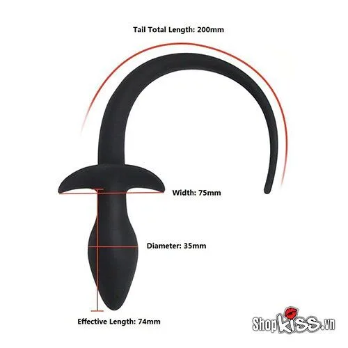 Mouse Tail Anal Stimulator Safe Silicone Gay Lesbian Toy — Premium Silicone Material & Craftsmanship