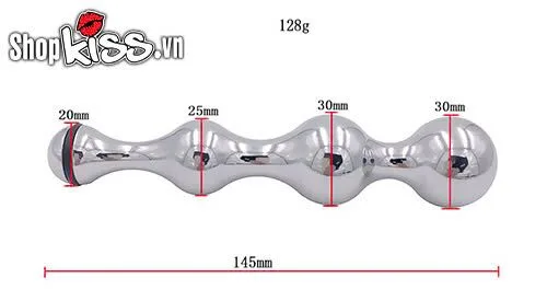 Metal Anal Plug Bead Stimulator Adult Gay Toys — Superior Quality & Perfect Dimensions
