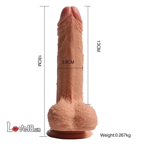 Crowley Penis Soft Silicone Dual Layer Wall Suction Dildo — Product Specifications