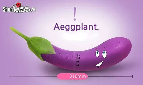 Eggplant Shape Concealed Realistic Handheld Vibrator — Premium Quality Materials and Safety