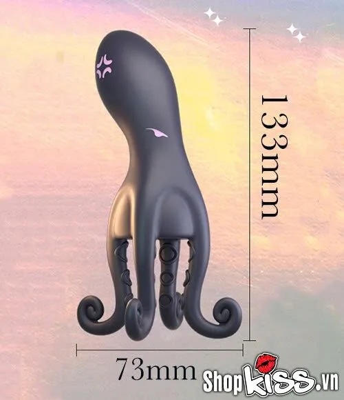 Stouch Octopus Male Masturbation Massager Head and Shaft — hình 3